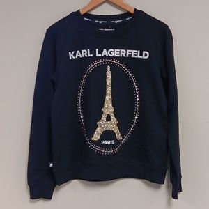 Women's Karl Lagerfeld Paris long sleeve black XS NWT
